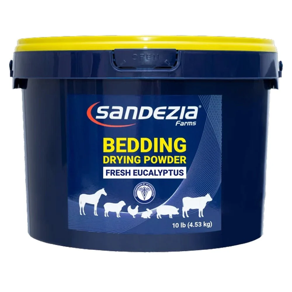 Sandezia Barn & Stable Drying Powder, Fresh Eucalyptus - Image 2
