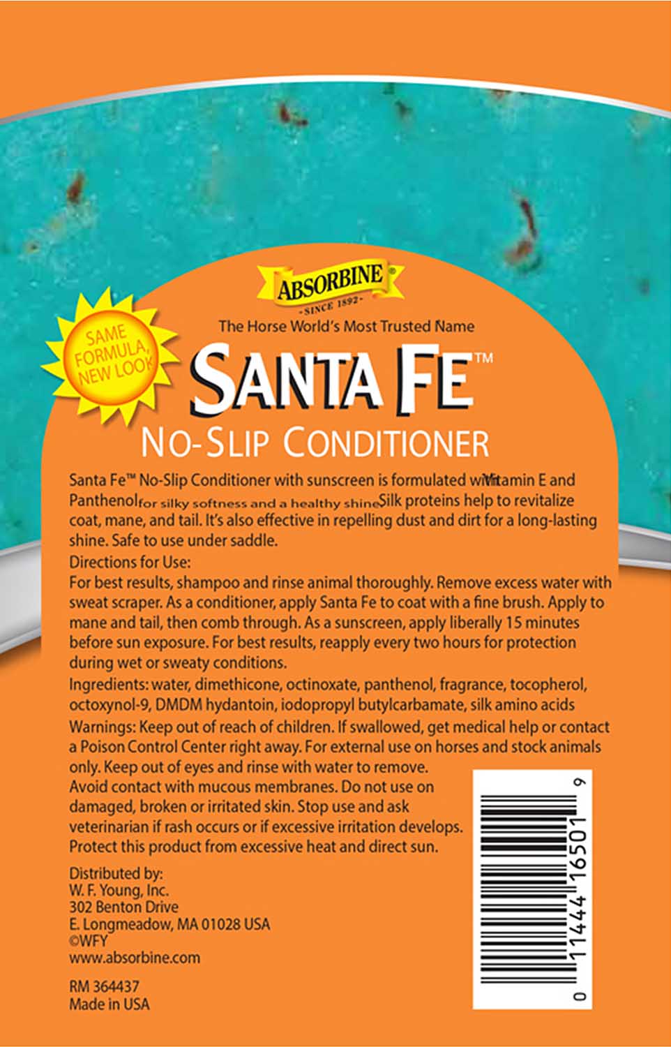 Santa Fe Coat Conditioner & Sunscreen, 32 oz - Image 2