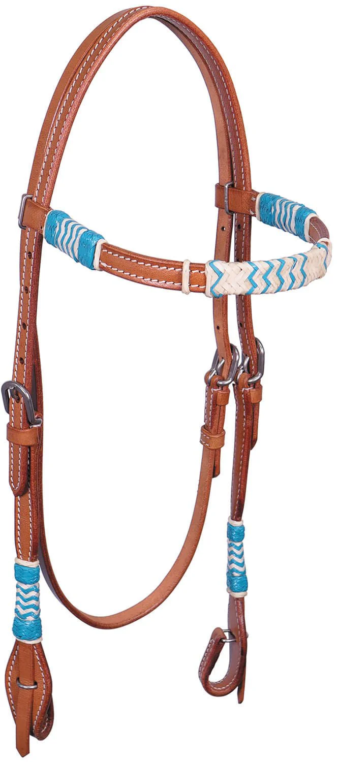 Buffalo Leather Sante Fe Browband Headstall, Full Size - Image 3