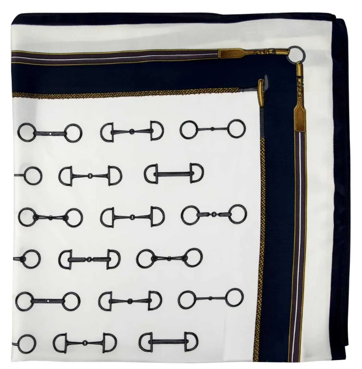 Satin Snaffle Bit Scarf - Image 4