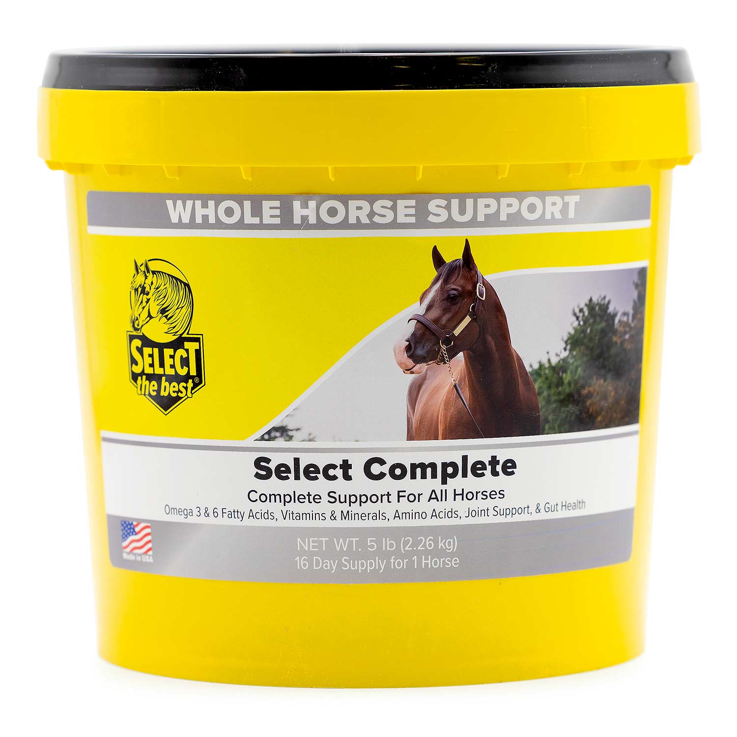 Select Complete Whole Horse Support Supplement ā Joint, Hoof & Coat Health, Gut Support, Vitamins & Amino Acids for Performance and Wellness