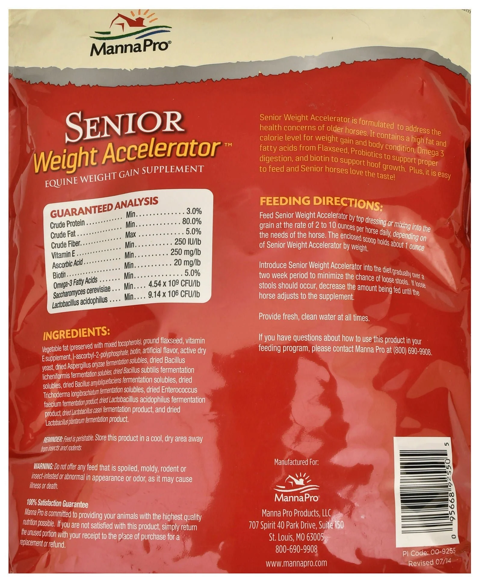 Senior Weight Accelerator for Horses, 8 lb - Image 2