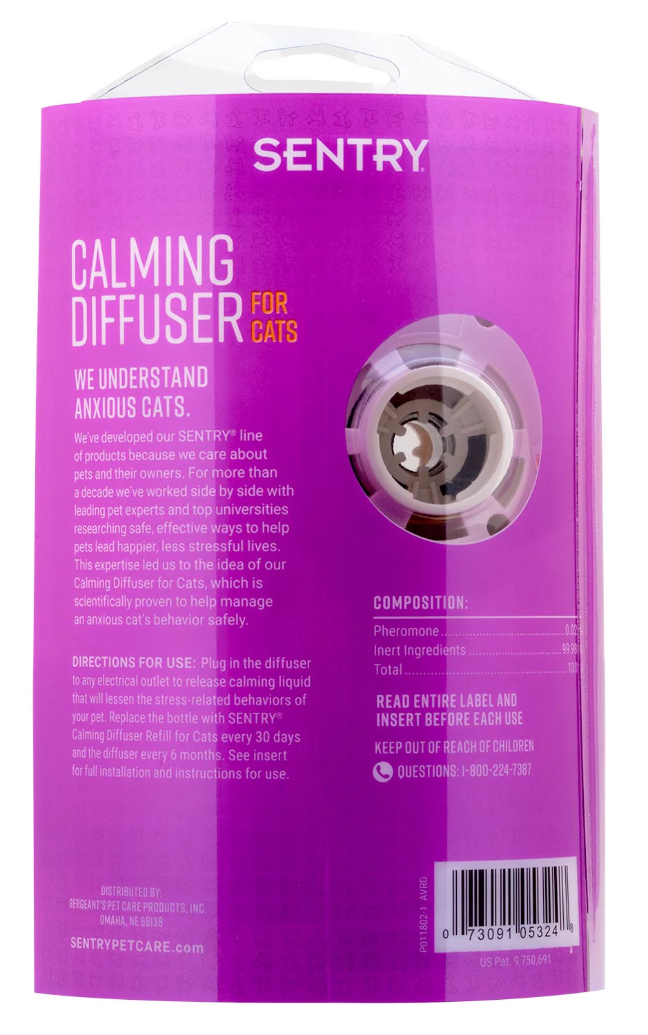 SENTRY® Calming Diffuser Kit & Refills for Cats - Image 2