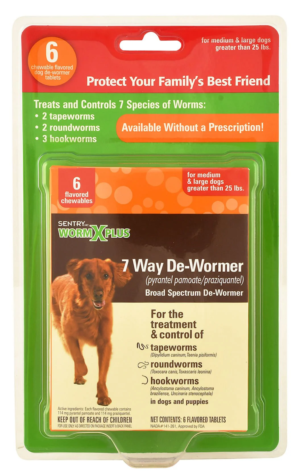 Sentry HC WormX Plus 7-Way Dog Dewormer - Image 7