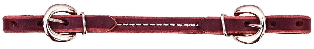 Sewn Leather Curb Strap, each - Image 3