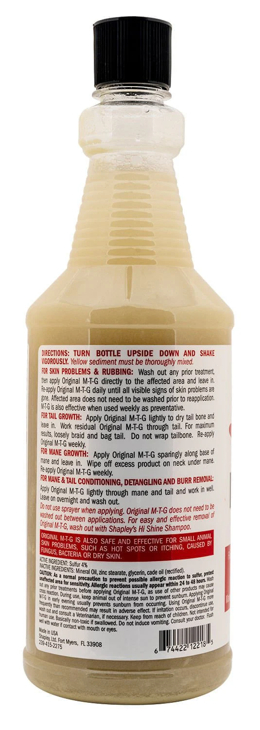 Shapley's Original M-T-G Mane & Tail Conditioner for Horses - Image 2