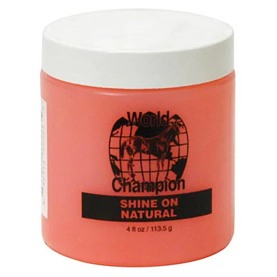 World Champion Shine On Natural for Horses (clear), 4 oz - Image 2