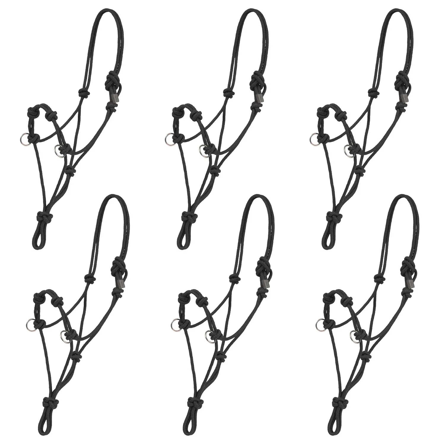 Mustang 4-knot Side Pull Rope Halter - Image 10