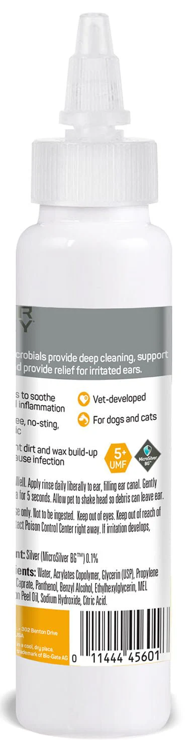 Silver Honey Rapid Ear Care Vet Strength Ear Rinse, 4 fl oz Bottle - Image 2
