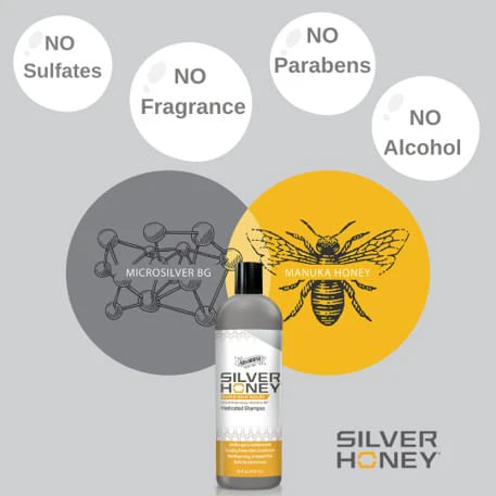 Silver Honey Rapid Skin Relief Medicated Shampoo, 16 oz - Image 7