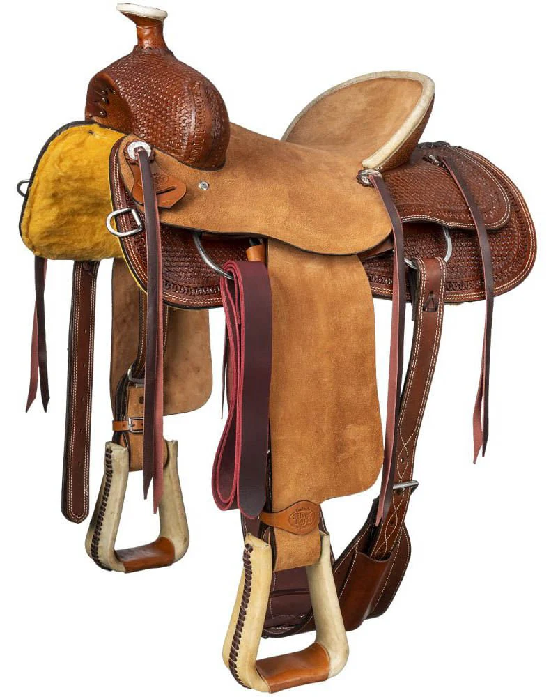 Silver Royal Bodie Hard Seat Ranch Saddle - Image 2