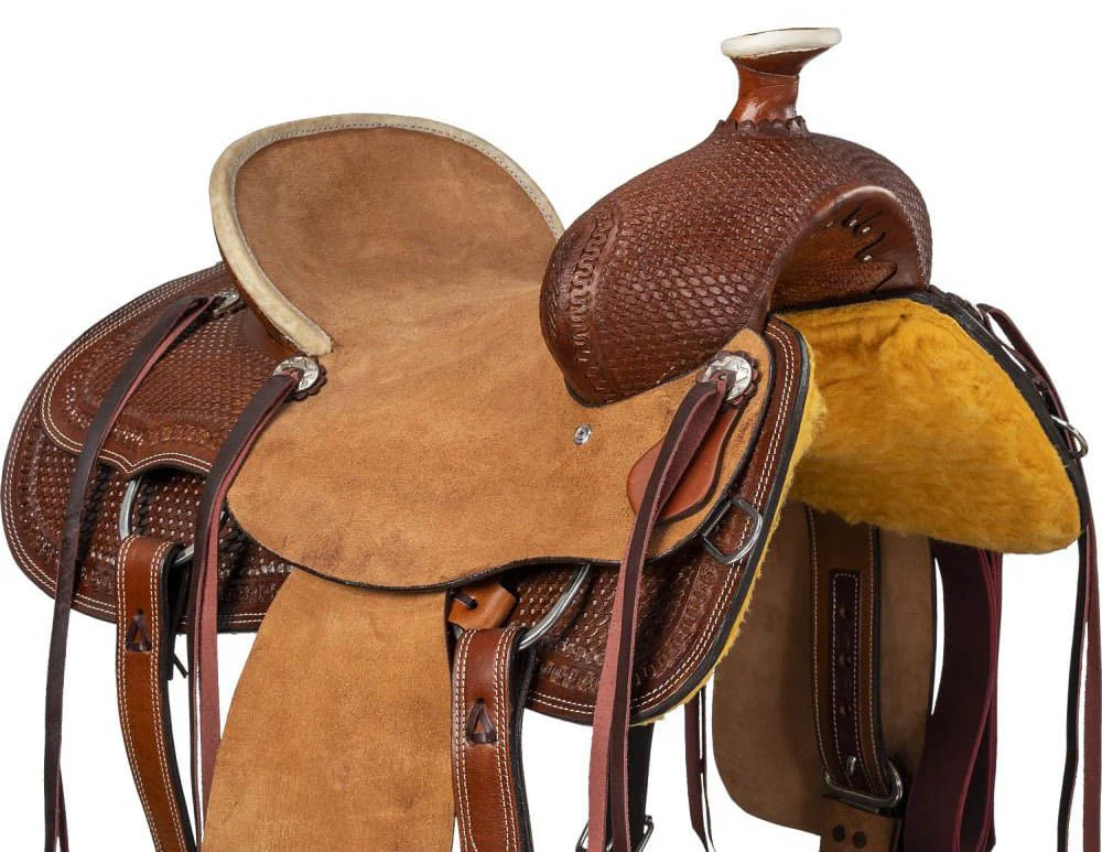 Silver Royal Bodie Hard Seat Ranch Saddle - Image 3