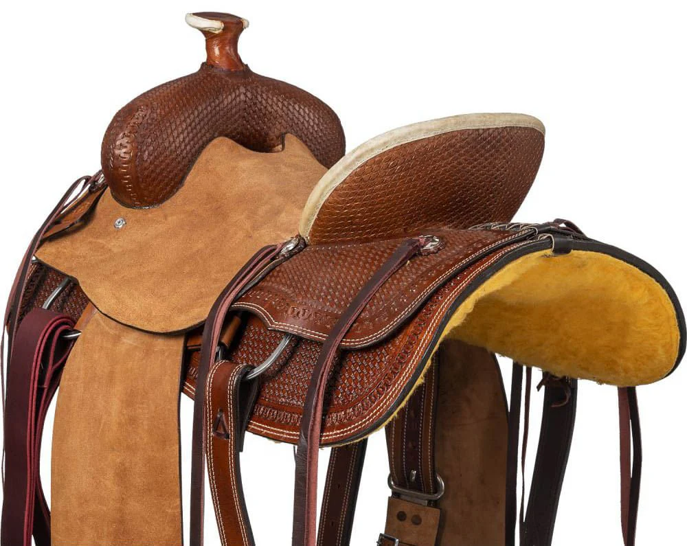 Silver Royal Bodie Hard Seat Ranch Saddle - Image 4