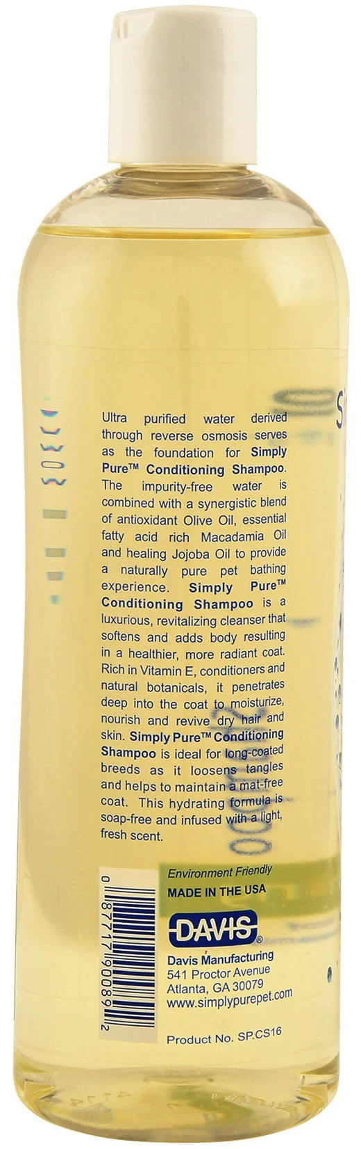 Simply Pure Pet Shampoo – Moisturizing White Tea Formula for Dry Skin & Long Hair - Image 3