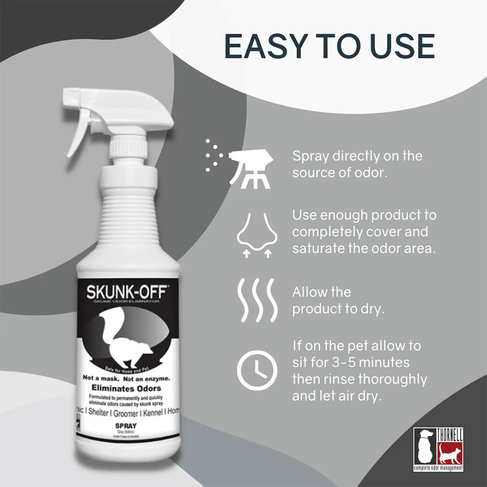 Skunk-Off Odor Eliminator, 32 oz, Spray Trigger Bottle - Image 5