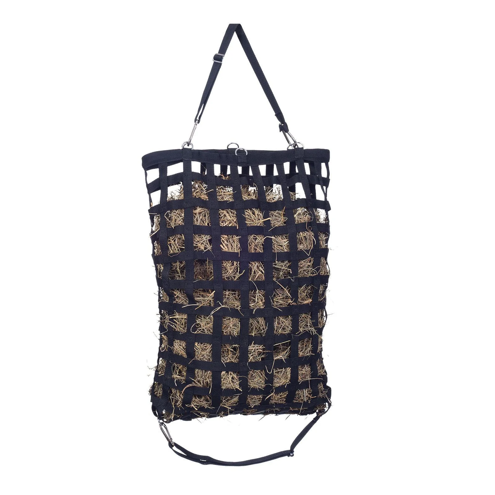 Tough1 Slow Feed 2x2 Web Hay Net Horse Feeder (Assorted Colors)