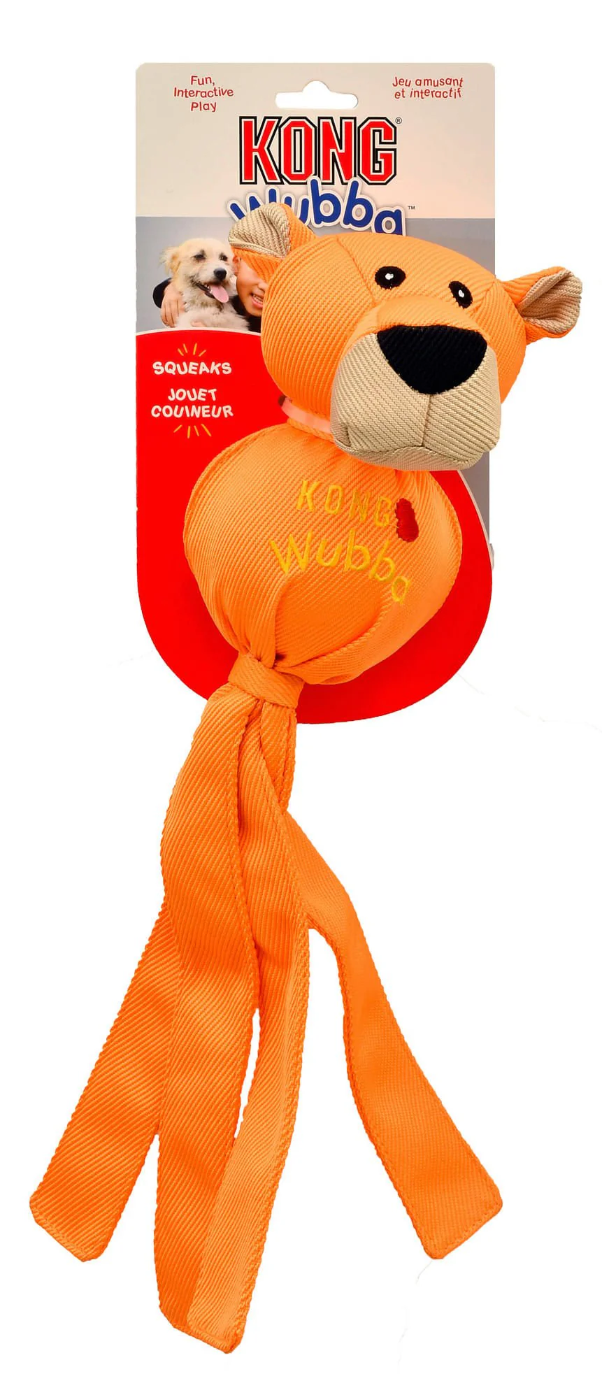 KONG Wubba Ballistic Friends Durable Squeaker Dog Toys - Image 7