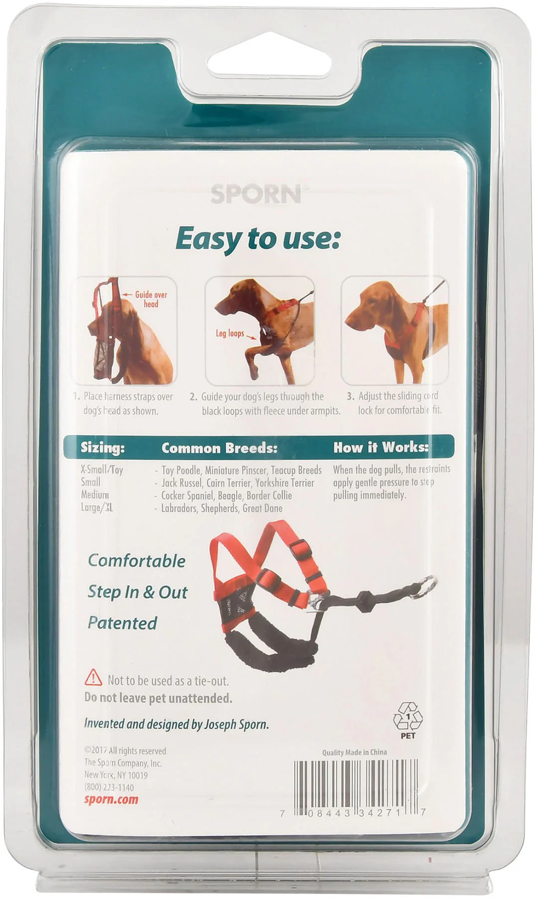 Sporn Non-Pulling Mesh Harness, Small - Image 9