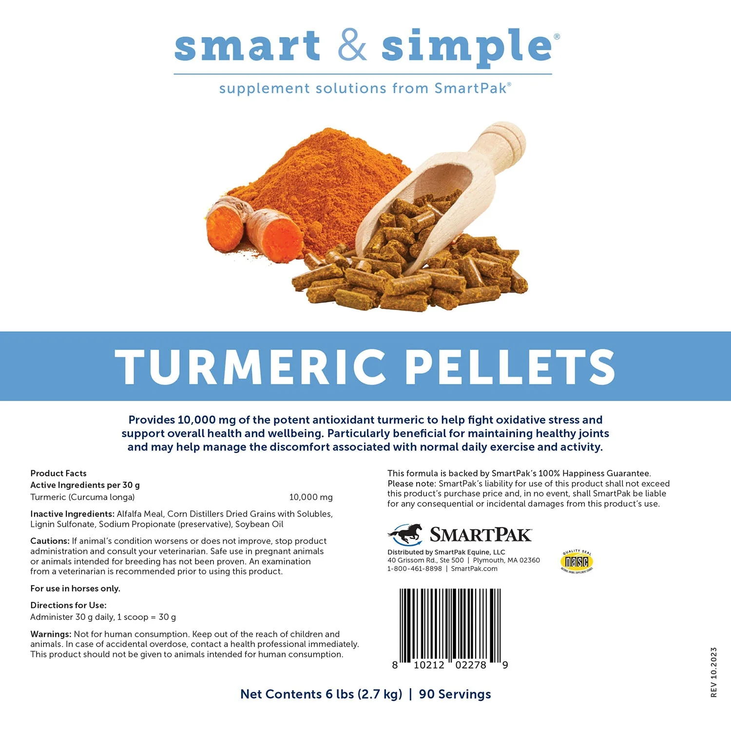 SmartEquine Smart & Simple Turmeric Pellets - Image 2