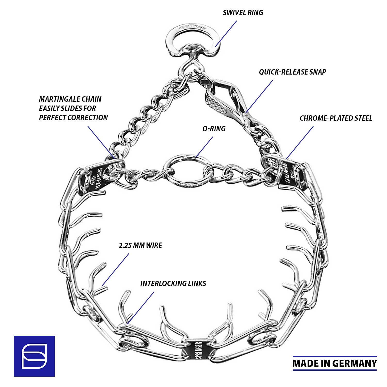 Herm Sprenger Snap-On Prong Training Collars - Image 2