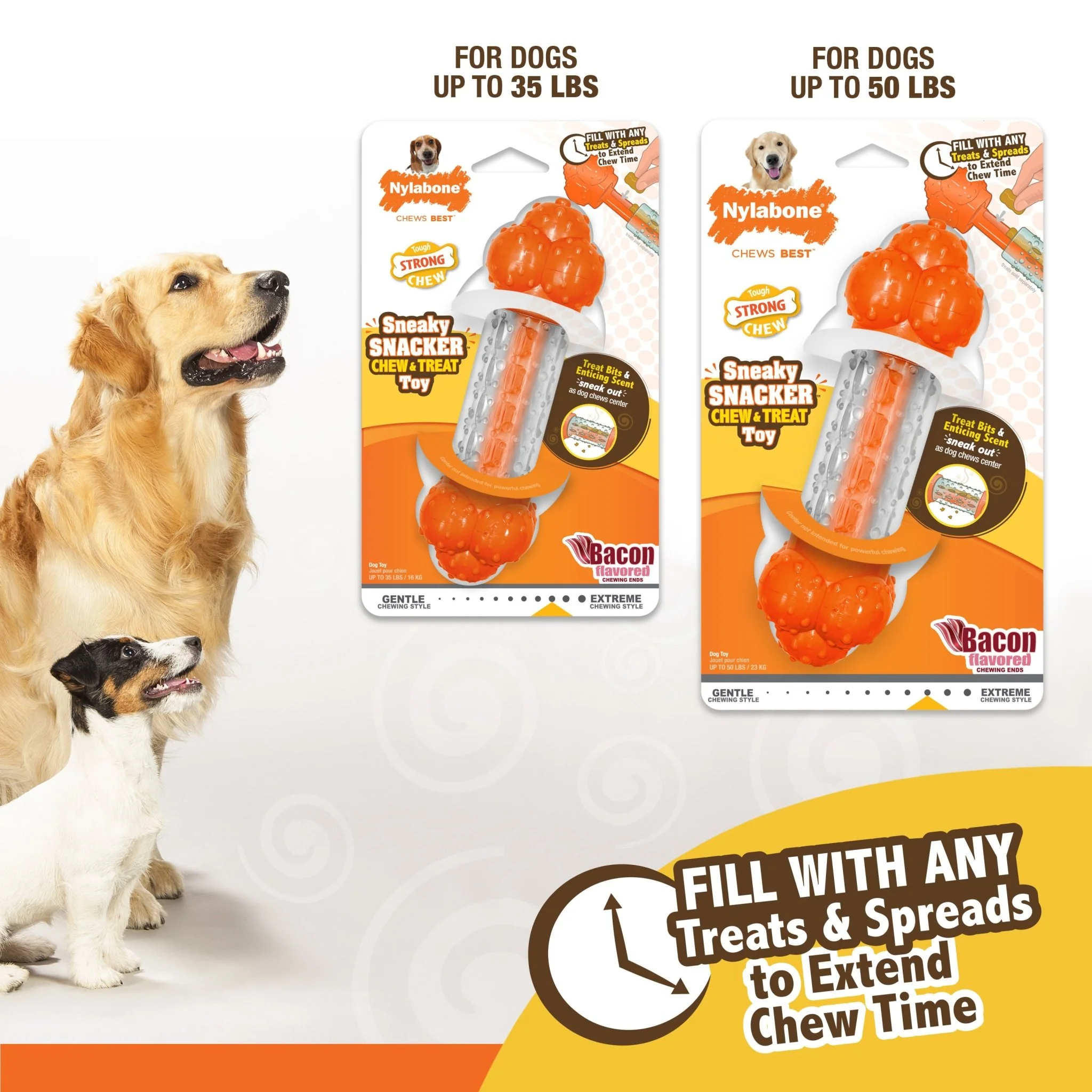 Sneaky Snacker Dog Treat Toy, Bacon - Image 6