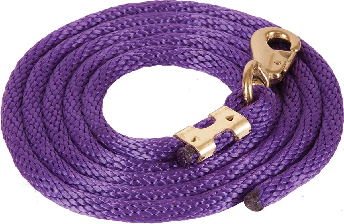 Mustang Solid Poly Lead Rope, Bull Snap - Image 2