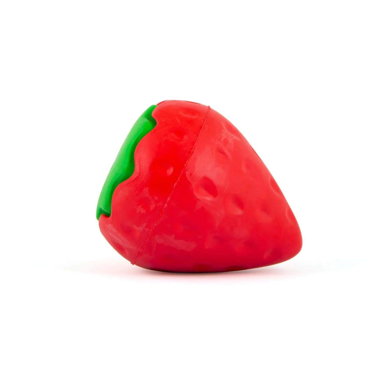 Jeffers Squeaky Strawberry Natural Rubber Dog Dental Chew Toy with Squeaker & Vanilla Scent for Medium Chewers - Image 10