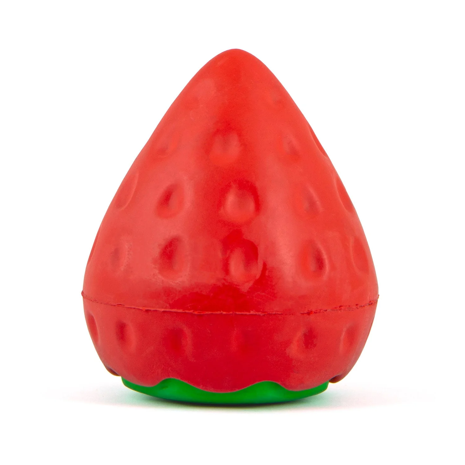 Jeffers Squeaky Strawberry Natural Rubber Dog Dental Chew Toy with Squeaker & Vanilla Scent for Medium Chewers - Image 9