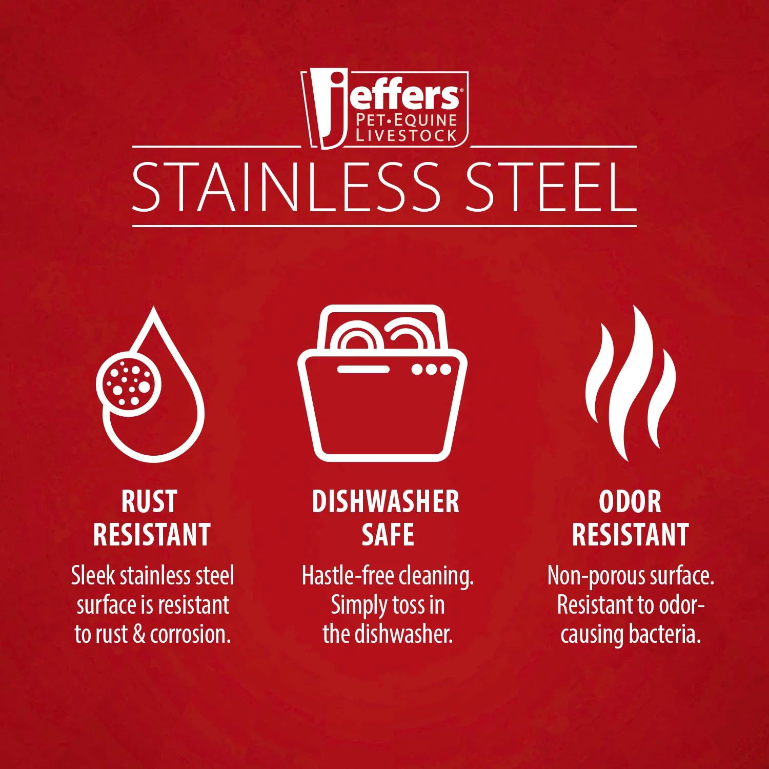 Jeffers Multi-Purpose Stainless Steel Pails with Handle - Image 3
