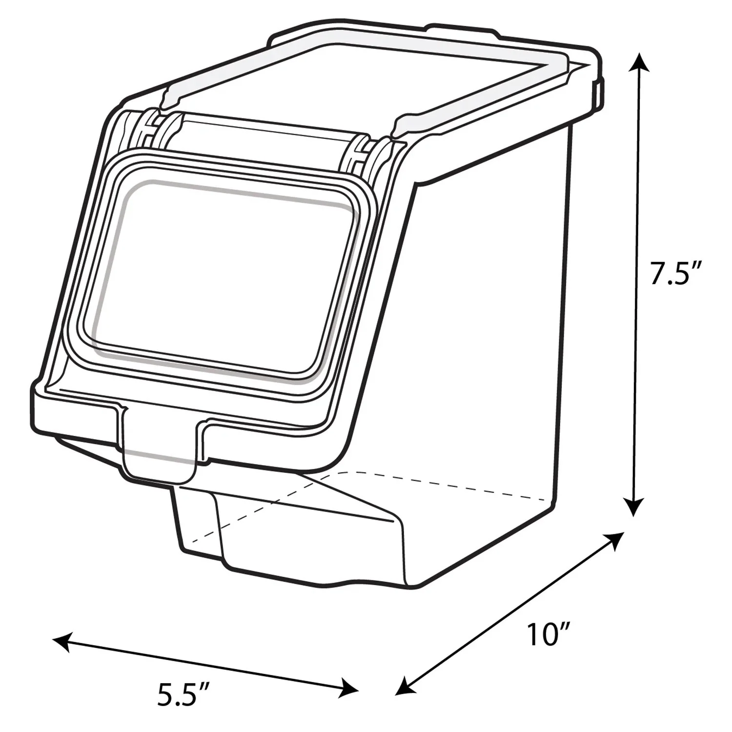 Stackable Pet Treat Bin - Image 4