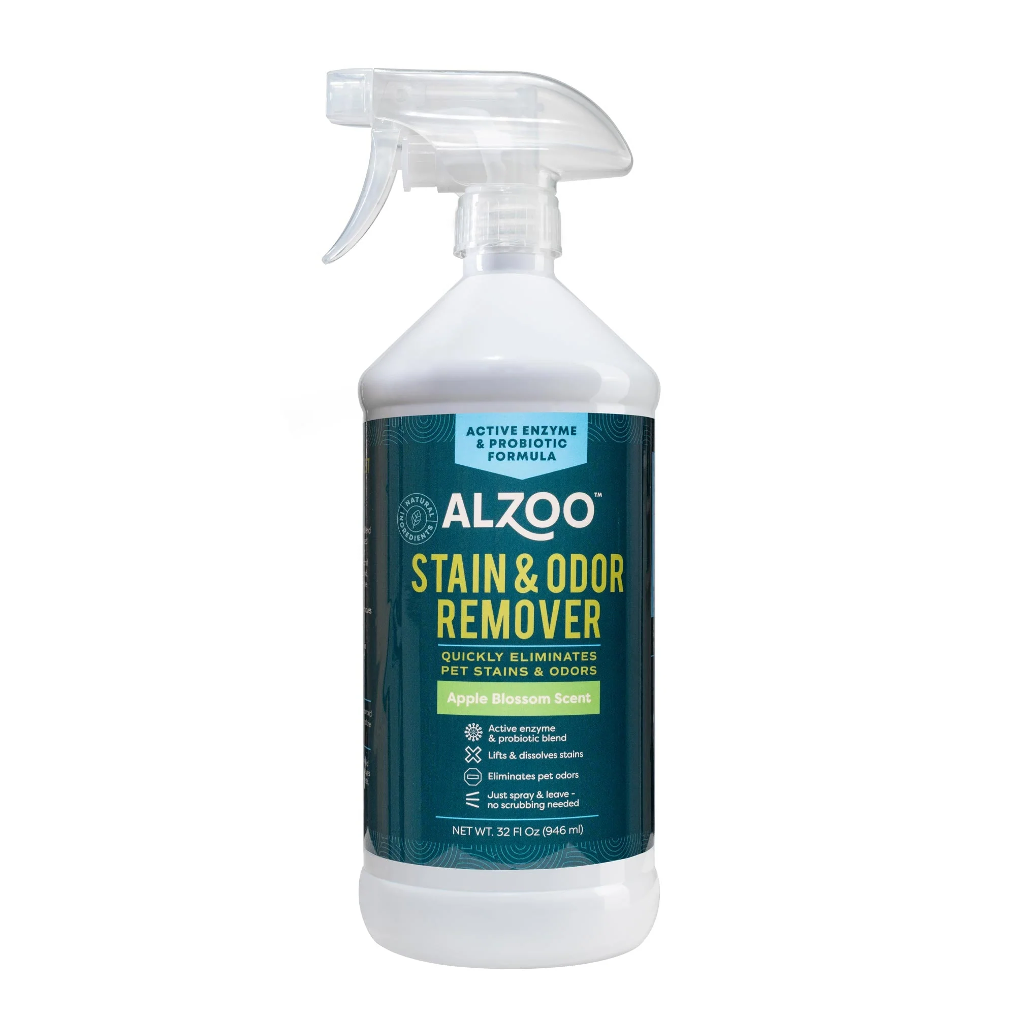 Plant-Based Stain & Odor Remover with Active Enzymes & Probiotic Scented Spray - Image 12