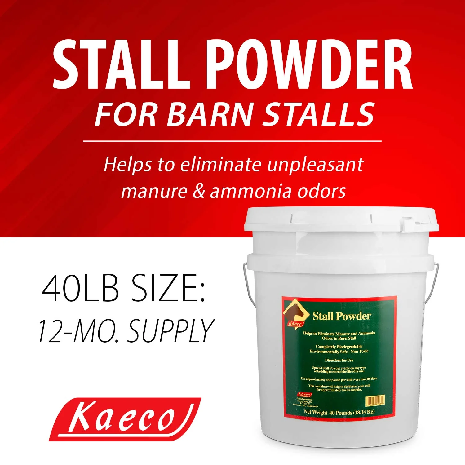 Kaeco Stall Powder, 40 lb - Image 2