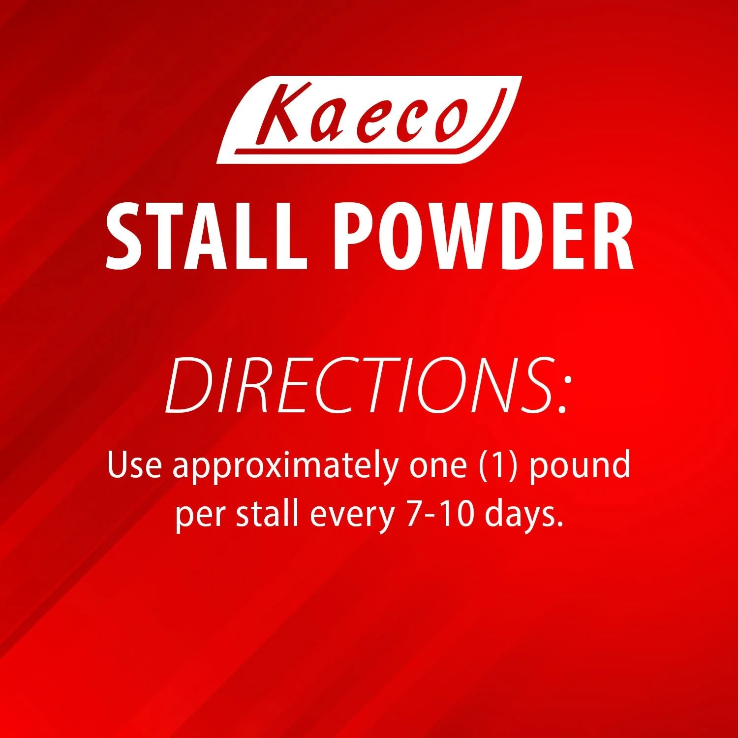 Kaeco Stall Powder, 40 lb - Image 3