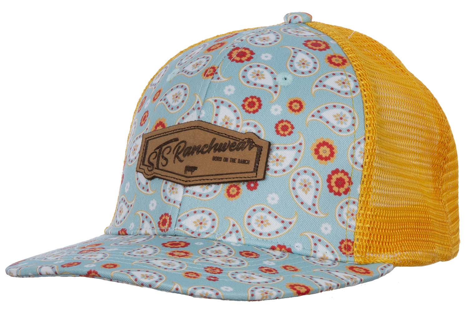STS Turquoise Paisley Patch Hat, Ladies - Image 3