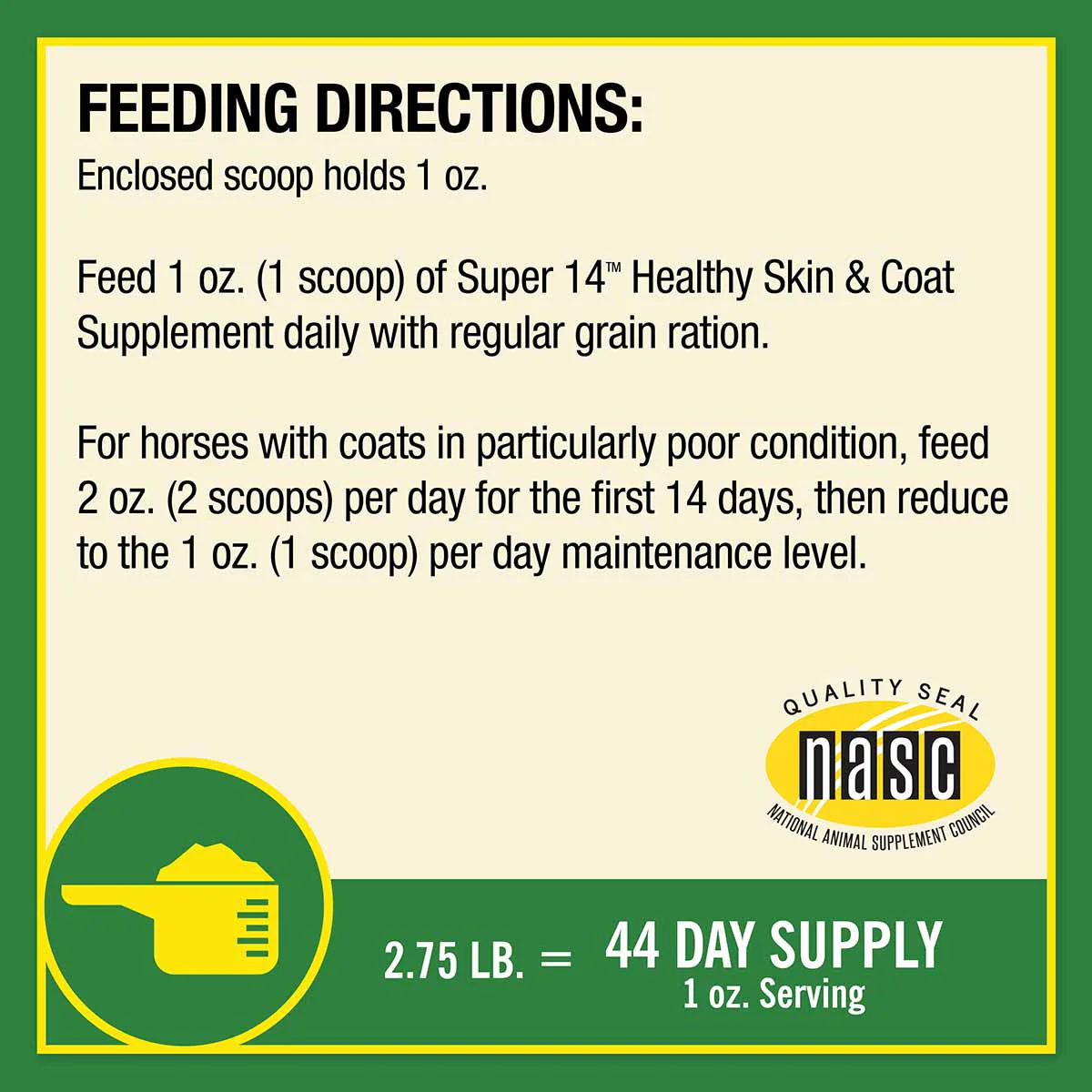 Super 14 Healthy Skin & Coat Horse Supplement - Image 9