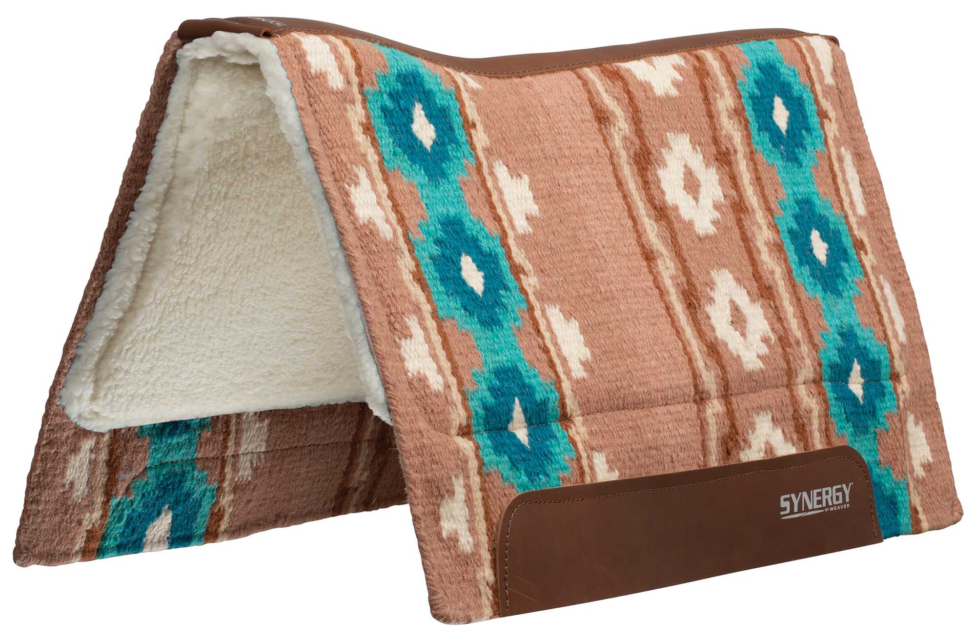 Synergy Contoured Performance Saddle Pad, Merino Fleece Lined, 33"x38", Odyssey - Image 2