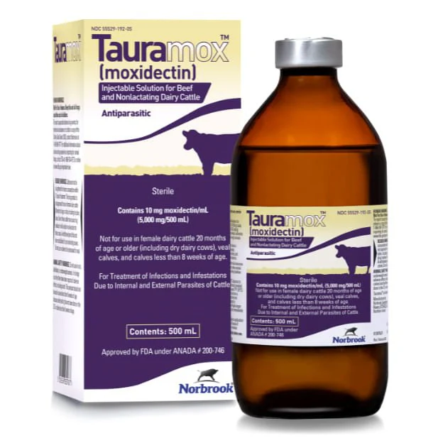 Tauramox Injectable Solution, 500 mL (moxidectin) - Image 2