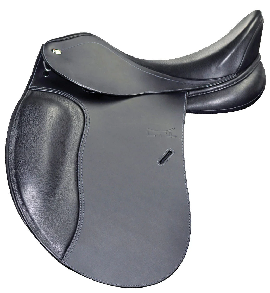 Letek Plus Dressage Saddle, Black