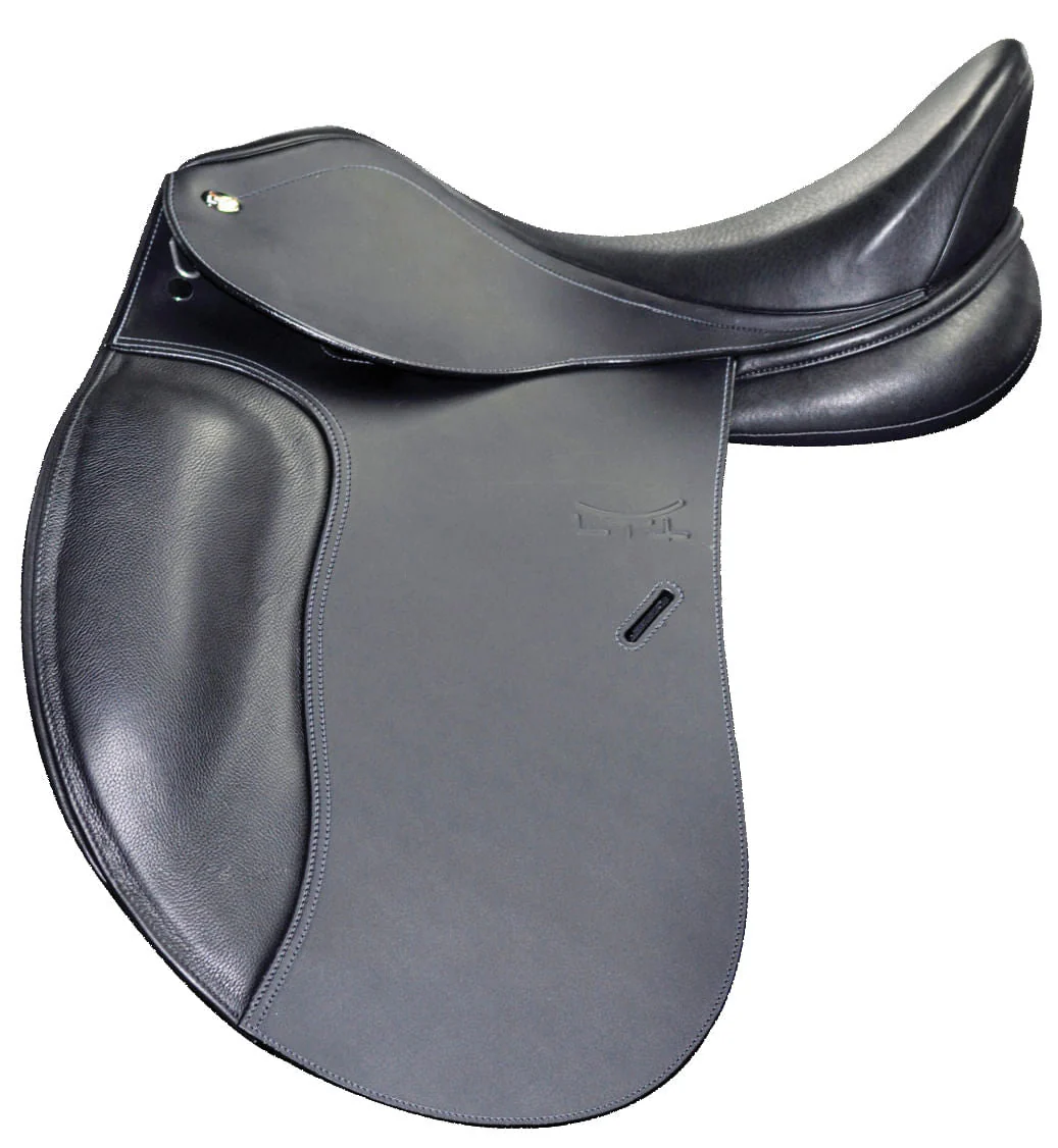 Letek Plus Dressage Saddle, Black - Image 8