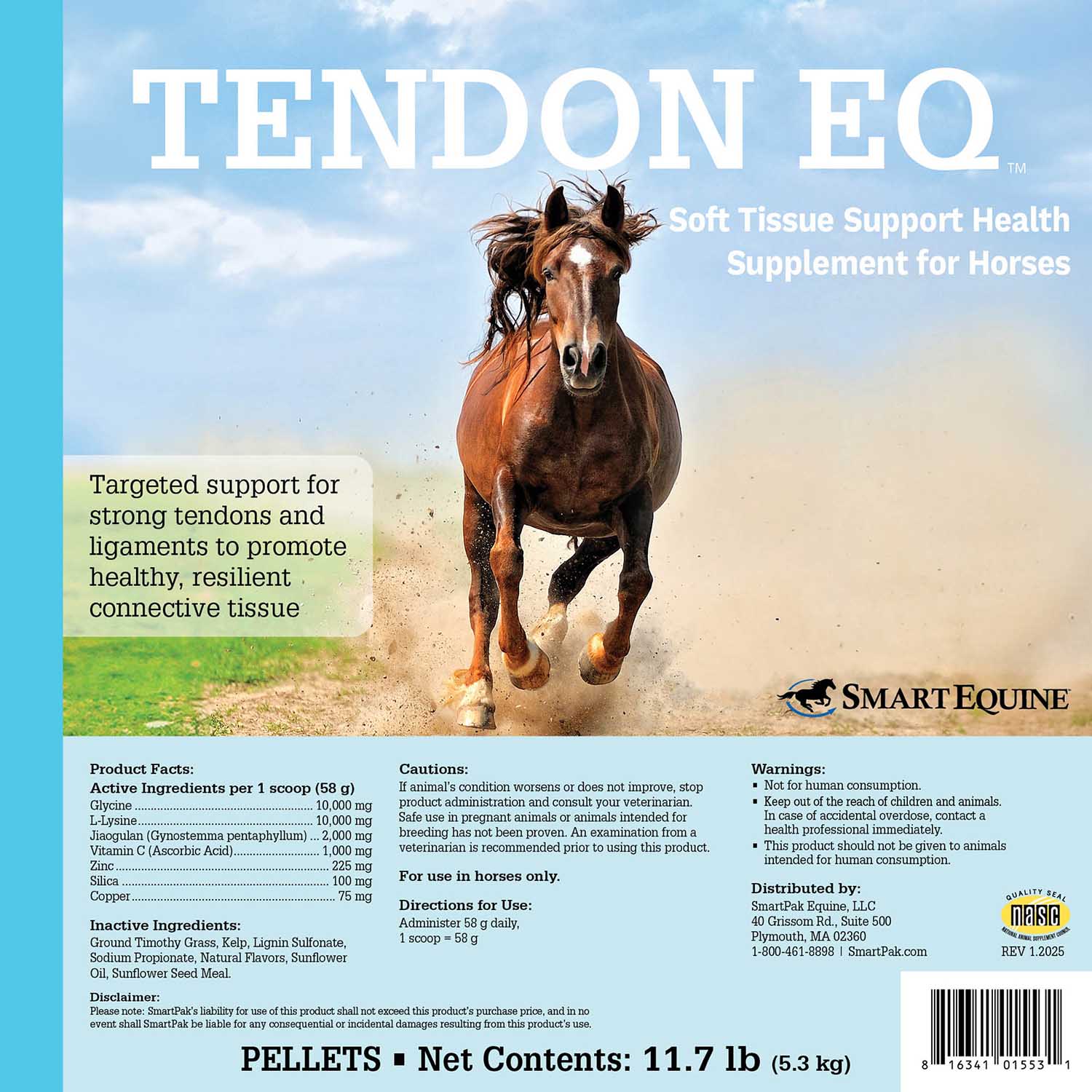 Tendon EQ, Soft Tissue Support Health Supplement for Horses, Pellets - Image 6