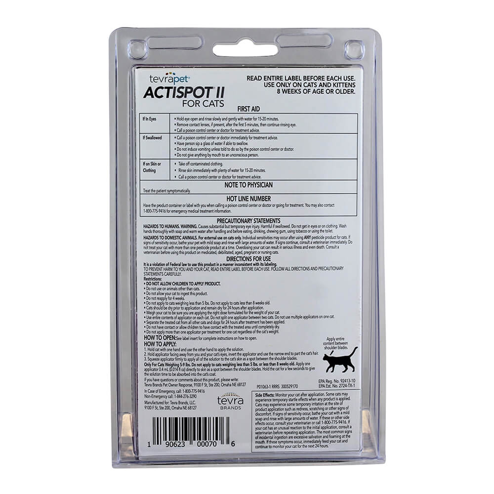 TevraPet Actispot II for Cats, 6 Month Supply - Image 2