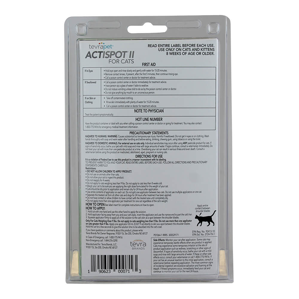 TevraPet Actispot II for Cats, 6 Month Supply - Image 4