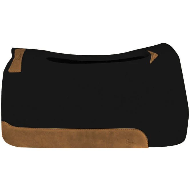 5 Star "Barrel Racer" Self-Contouring Wool Saddle Pad for Horses - Image 2