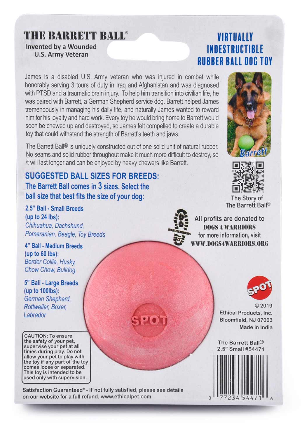 The Barrett Ball Dog Toy - Image 4