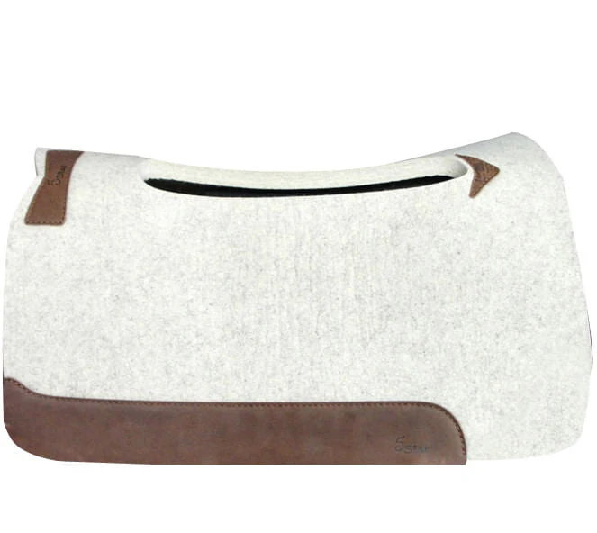 "The Rancher" 5 Star Self-Contouring Wool Saddle Pad for Horses