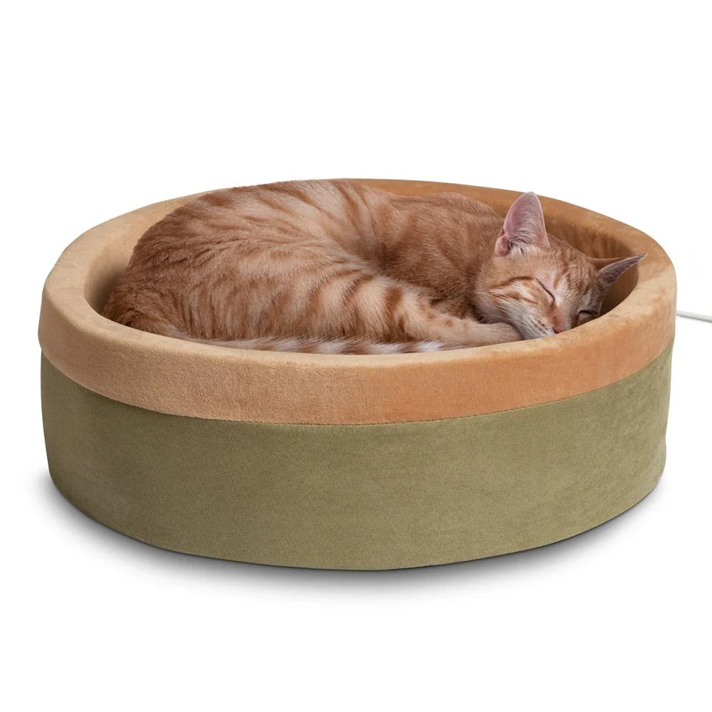 K&H Pet Products Thermo-Kitty Bed Indoor Heated Cat Bed – Safe, Energy Efficient & Washable - Image 10
