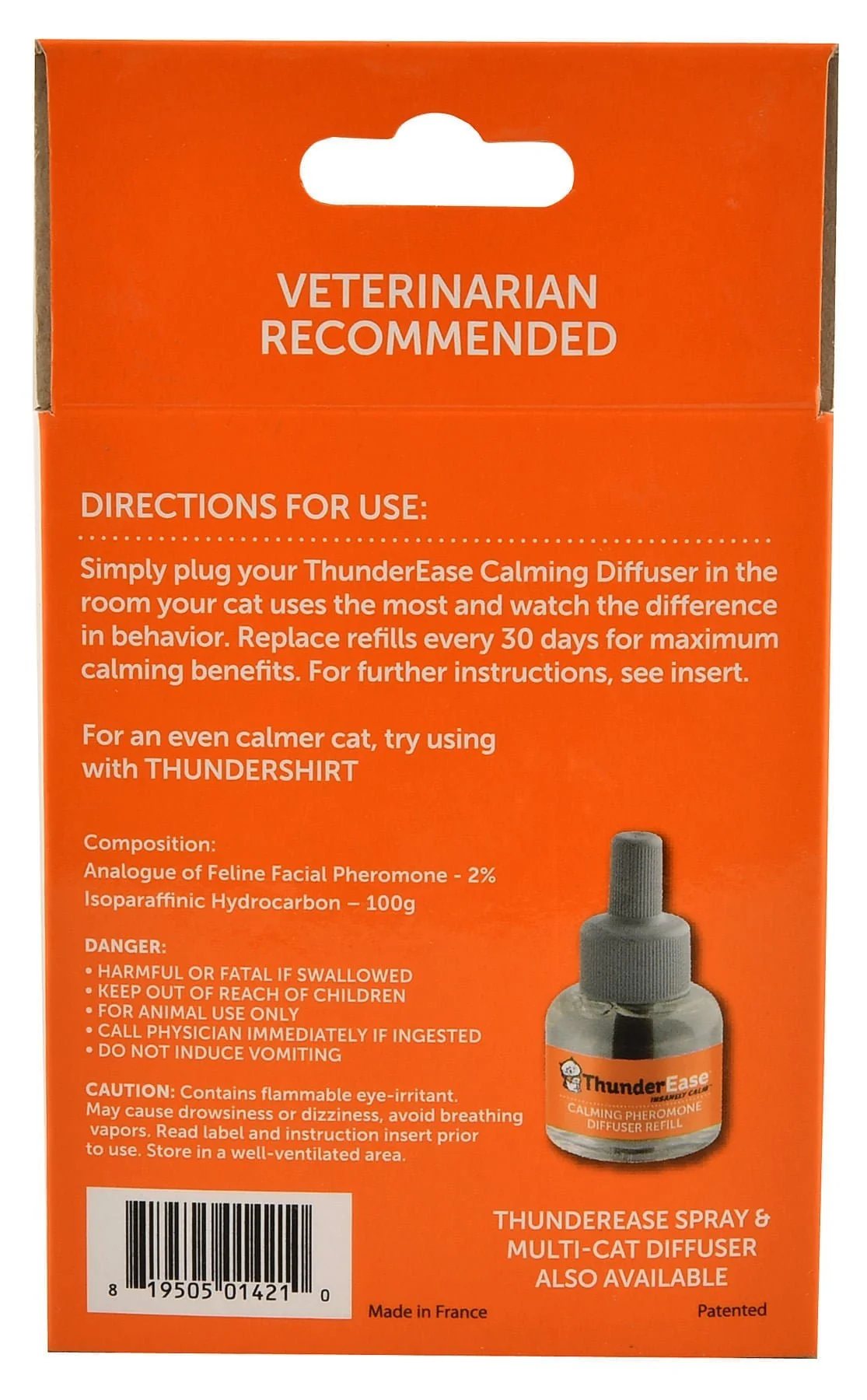 ThunderEase Cat Calming Diffuser Refill - Image 3