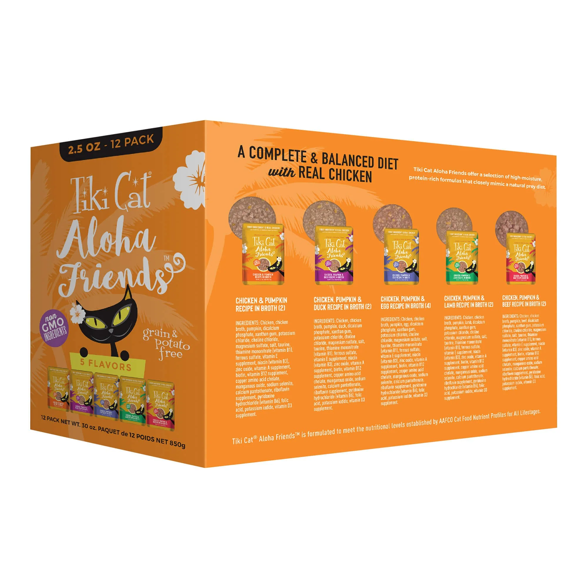 Tiki Cat Aloha Friends Wet Cat Food, Variety Pack, Pouches - Image 2