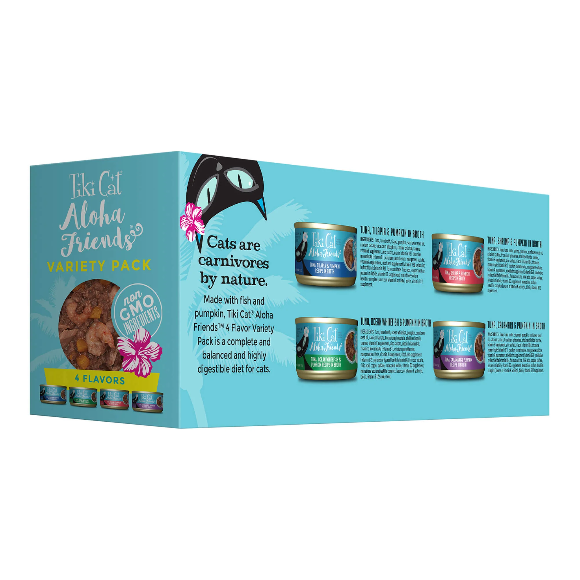 Tiki Cat Aloha Friends Wet Cat Food, Variety Pack, 3 oz Cans, 12 ct - Image 2