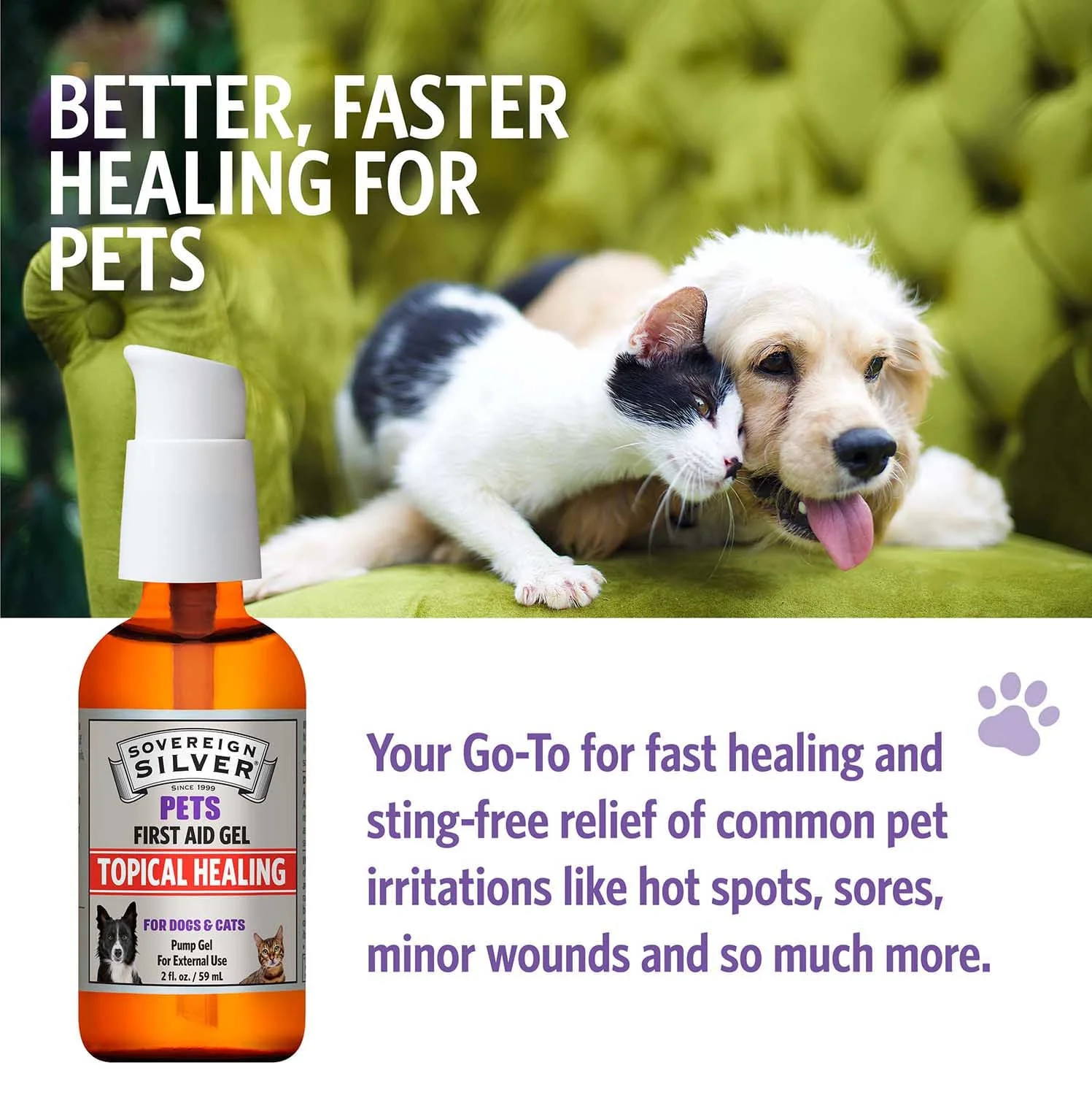 Topical First Aid Gel – Heals, Soothes, Reduces Itching for Dogs & Cats - Image 13